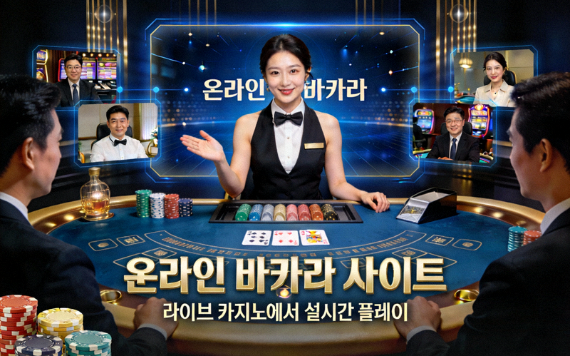고화질 라이브 스트리밍 바카라 테이블 - 전문 딜러가 진행하는 실시간 카지노 게임